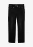 Regular Fit-jeans i 100% bomull med komfortlinning, Straight, bonprix