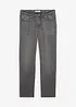 Regular Fit-jeans i 100% bomull med komfortlinning, Straight, bonprix