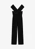 Jersey-jumpsuit av lett fløyel, bonprix