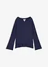 Oversized topp i lett viskose-/elastanmiks, bonprix