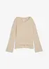 Oversized topp i lett viskose-/elastanmiks, bonprix