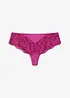 String-panty materiale med glans, bonprix