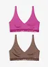 Feel Comfort-bralette i myk modal (2-pack), bonprix