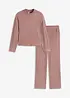 Loungewear-kosedress i mykt ribbemateriale, oversized, bonprix