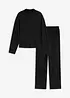 Loungewear-kosedress i mykt ribbemateriale, oversized, bonprix