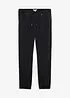 Relaxed Fit-pull on-bukse i 100% bomullstwill,  Tapered, bonprix