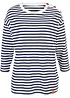 Langermet topp, oversized med knapper, bonprix