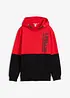 Sweatshirt med hette av økologisk bomull, bonprix
