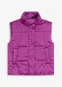 Vattert vest med lett glans, bonprix