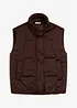 Vattert vest med lett glans, bonprix