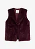 Vest i fuskepels, bonprix