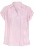 Kortermet bluse i lett viskose, bonprix