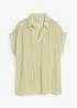 Kortermet bluse i lett viskose, bonprix