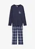 Pyjamas i myk, 100% bomull, bonprix