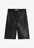 Bermudashorts i imitert skinn, bonprix