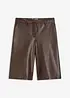 Bermudashorts i imitert skinn, bonprix