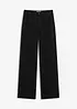 High Waist-twillbukse med påsatte lommer, bonprix