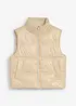 Vattert vest i imitert skinn, bonprix