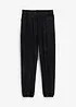 Sweatbukse i vasket look av 100% økologsik bomull, Loose Fit, bonprix