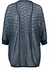 Lang cardigan med hullmønster, bonprix
