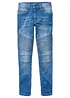 Skinny Fit-jeans med stretch og regulerbar linning, Straight, bonprix