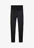 Seamless termoleggings med myk innside og houndstooth-mønster, bonprix