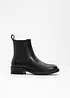Chelseaboots i skinn, bonprix