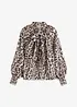Bluse med sløyfe, bonprix