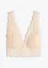 Bralette i tynt blondemateriale, bonprix