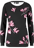 Sweatshirt av 100% bomull, i ledig snitt, bonprix