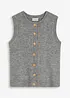 Strikket vest, bonprix