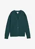 Cardigan i formstabil ribbestrikk, bonprix
