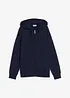 Lang sweatshirt med glidelås, bonprix