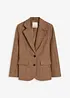 Blazer med fiskebeinsmønster og ullandel, bonprix