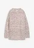 Oversized genser i noppegarn, bonprix