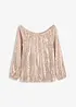 Singoalla-topp i oversized modell med paljetter, bonprix