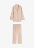 Flanell-pyjamas med gavepose, bonprix