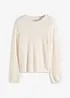 Genser i pusete stil, bonprix