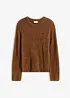Genser i pusete stil, bonprix