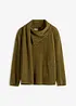 Oversized genser med skjerf, bonprix