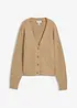 Ribbestrikket cardigan, bonprix