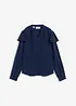 Bluse med silkeandel, bonprix