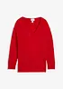 Oversized, lang genser med sidesplitter, bonprix