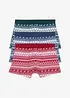 Boxershorts med bomull i ettersittende modell (3-pack), bonprix