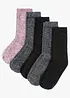 Termosokker i frotté med økologisk bomull (5-pack), bonprix