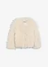 Oversized fuskepels-jakke, bonprix