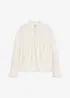 Slip on-bluse av fin viskosemiks, bonprix
