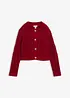 Grovstrikket cardigan i myk garnmiks med ull, bonprix