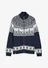 Cardigan med koftemønster, bonprix