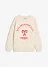Mamma- og ammesweatshirt av myk økologisk bomull, bonprix